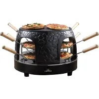 Bestron Four à pizza pour 8 personnes APD800Z 1150 W Noir