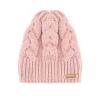 Sinner Cable Beanie Rose
