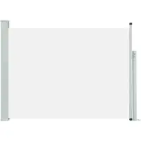 vidaXL Gartenbildschirm ausziehbar 100x500 cm Creme