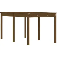 vidaXL Table de jardin marron miel 159,5x82,5x76 cm Pin massif