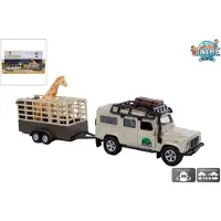 Kids Globe Landrover Defender avec remorque