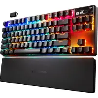 SteelSeries Apex Pro TKL Tastatur USB + RF Wireless + Bluetooth QWERTY US Englisch Schwarz (64865)