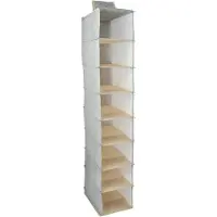 Spirella RANGEMENT 8 COMPARTIMENTS 18X30X105CM GRIS