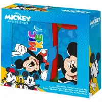 Kids Licensing Zestaw lunchbox i canteen Disney Mickey - Koszulka Premium