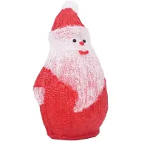vidaXL Père Noël LED acrylique Indoor et Outdoor 28 cm