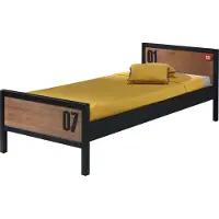Vipack AXBE9019 Lit simple Alex ; ( 93 cm x 80 cm x 203 cm )