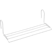 Tomado Metaltex Séchoir à linge Iseo - 2 mètres de longueur de séchage - 58x17cm - Blanc - Radiateur - Balcon - Camping - pliable