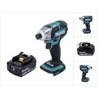 Makita DTS 141 F1 Visseuse à impulsions sans fil 18 V 40 Nm 1/4" Brushless + 1x batterie 3,0 Ah - sans chargeur