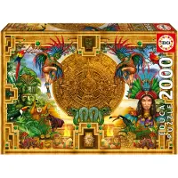 Educa Puzzle Lien maçon aztèque 2000 pièces