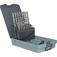 Tivoly Foret HSS taille meule cylindrique court - Coffret de 19 pièces - 11451970015