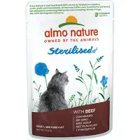 Almo Nature Holistic Sterilised pour chat - bœuf 12 x 70 g
