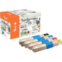 Peach PT822 Toner OKI C332-Series MultiPack bk,c,m,y remanufactured