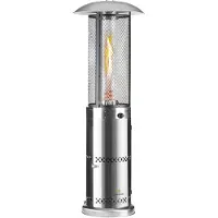 Blumfeldt Chauffage Exterieur Terrasse, Parasol Chauffant Gaz Exterieur, Appareil Chauffage Extérieur, Radiateur Exterieur, Champignon Chauffant a Gaz, Allumage Electrique, Chauffe Gaz, Roulettes