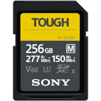 Sony Carte SD Tough 256 Go R277/W150 - SFM-256