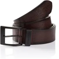 Tom Tailor Ceinture 'THOMAS' brun foncé