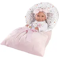 Llorens Nouveau-né Tina Avec Sachet Sans Bébé Poupée 40 Cm Rosa Rosa One Size