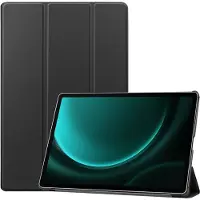 IMoshion Coque tablette Trifold pour Samsung Galaxy Tab S10 Plus / Tab S9 FE Plus / Tab S9 Plus - Noir