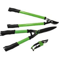 BRÜDER MANNESMANN M63303 Gartenscheren-Set, 3-teilig