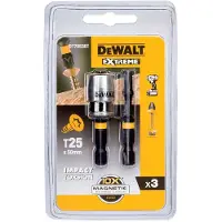 DeWalt Puntas Torsión de Impacto - - DT70538T-QZ - 2 x T25 - Adaptateur magnétique - Jaune/noir