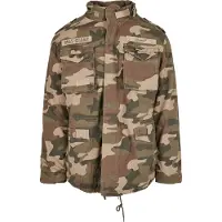 Brandit Veste mi-saison 'Giant' beige / marron / olive / vert foncé