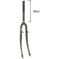 Nobrand Fourche fixe hydride 28 pouces 1 pouce noir