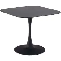 Molecule Malta table de salle à manger 90x90cm noire.