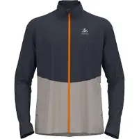 Odlo - Veste softshell de ski de fond - Jacket Markenes Silver Cloud India Ink pour Homme en Softshell - Taille S - Gris