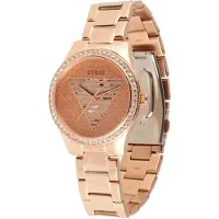 GUESS Montre à affichage analogique 'Lady Idol' or rose