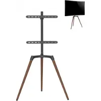 VDD Gaming Support pour écran de télévision chevalet de peintre design studio - rotatif - jusqu'à 65 pouces