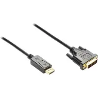 GOOD CONNECTIONS DisplayPort — DVI (3 m), Câble vidéo, Noir