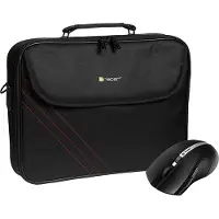 Tracer Bonito Bundle sacoche pour ordinateur portable (15.6 pouces) attaché-case (15.60", Universel), Sac pour notebook, Noir