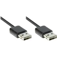 Alcasa 2212-EU030 Câble USB USB 2.0 3 m USB A Noir