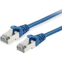 Equip Patchkabel Cat6A S/FTP 2xRJ45 0.50m blau LSZH Polybeutel