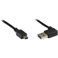 Alcasa Good Connections USB2.0 Kabel EASY A-Mini B5 gew. schw. 2m