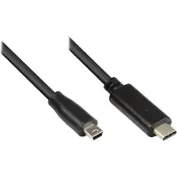 GOOD CONNECTIONS USB2.0 Kabel C-Mini B5pol. schw. 1m