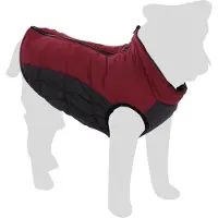 Flamingo Manteau d'hiver Lima bordeaux, longueur dans le dos : 45 cm