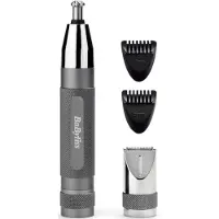 BaByliss E116E Tondeuse nez/oreilles Super-X Metal + tondeuse à sourcils