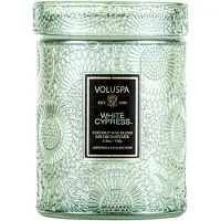 Voluspa Cyprθs Blanc - Petit modθle de pour unisexe - Bougie de 156 g