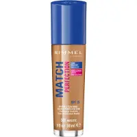 Rimmel Match Perfection fond de teint liquide SPF 20 teinte 501 Noisette 30 ml