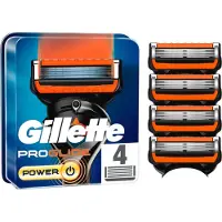Gillette Fusion5 Proglide Power lames de remplacement 4 pcs Pour hommes