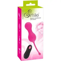 Sweet Smile SMILE Love Balls - œuf vibrant rechargeable et télécommandé à porter (rose)