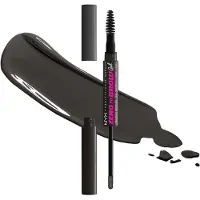 Nyx Zero To Brow Gel gel sourcils avec applicateur teinte 08 Black 2 ml