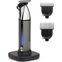 BaByliss Tondeuse barbe sans fil Super-X Metal Series T996E Gris et Argent