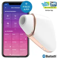 Satisfyer Stimulateur - - Love Triangle - Blanc - Vibrant - Stimulation clitoridienne sans contact