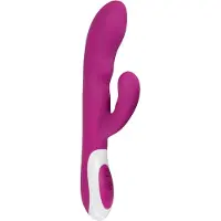 Javida - vibromasseur clitoridien chauffant - silicone rose
