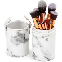Zoe Ayla Makeup Brush Set Marble 10 Piece kit de pinceaux avec étui