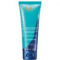Moroccanoil , Color Care Blonde Perfecting Purple, sans parabène, shampooing pour cheveux, neutralise les reflets cuivrés, 70 ml