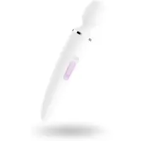 Satisfyer Wand-er Woman - masseur vibrateur étanche (blanc)