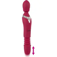 Javida Thrusting - vibromasseur masseur 3‑en‑1 (rouge)
