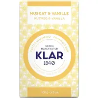 Klar festes Shampoo Muskat&Vanille 100g (für normales Haar)
